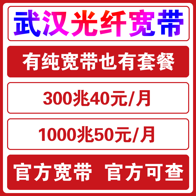 武汉移动联通宽带办理新装武汉电信宽带安装长城宽带开通广电宽带 - 图3