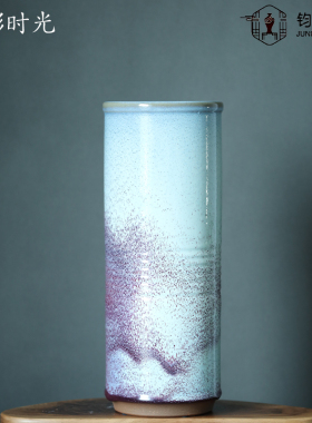 刘永召全手工钧瓷官帽筒