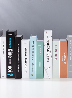 北欧ins风拍照道具饰品仿真书