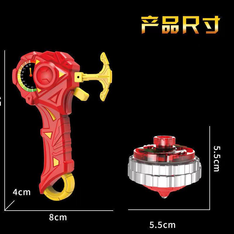 磁力合体战陀儿童玩具升级合金灯光对战酷炫旋转陀螺玩具儿童男孩-图3