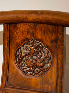 明清古典中式风客厅椅子黄花梨