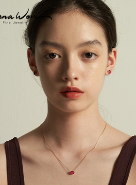 丹麦独立设计师品牌风多色项链