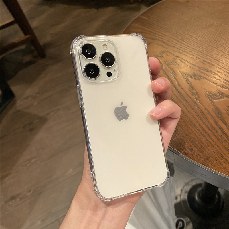 简约透白色适用iphone13手机壳15pro防摔苹果12保护套iphone11硅胶14promax软13promax全包边xr个性xr男xs女 - 图3