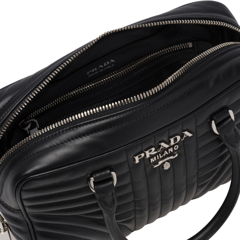 prada普达拉diagramme系列单肩包 奢批海外女士包袋