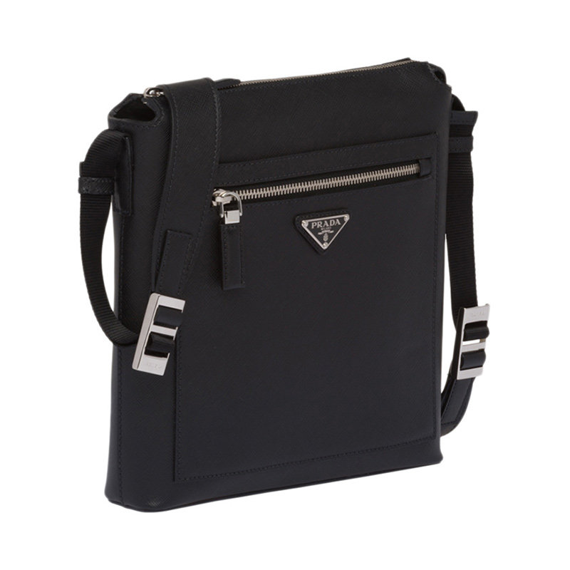prada /普拉达新款男包牛皮单肩包 奢批海外男士包袋