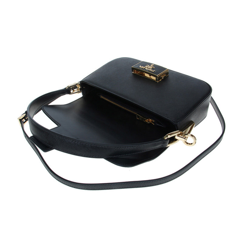 prada经典字母徽标小号腋下手提包 奢批海外女士包袋