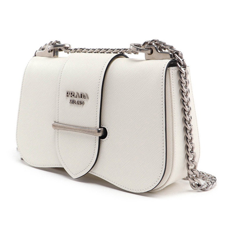 prada /普拉达新款系列翻盖斜挎包 奢批海外女士包袋