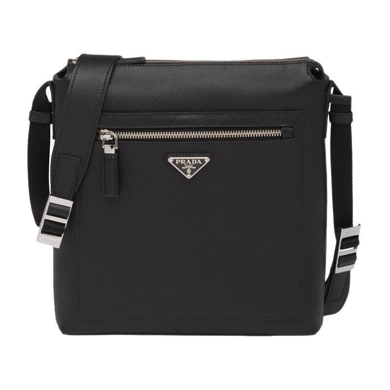 prada /普拉达新款男包牛皮单肩包 奢批海外男士包袋