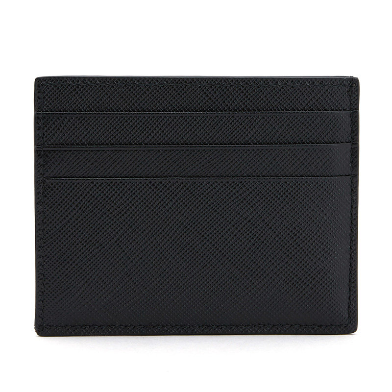 prada /普拉达女包黑色牛皮钱包 奢批海外钱包