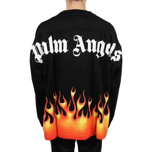 Черный красный лонгслив, толстовка, круглый воротник