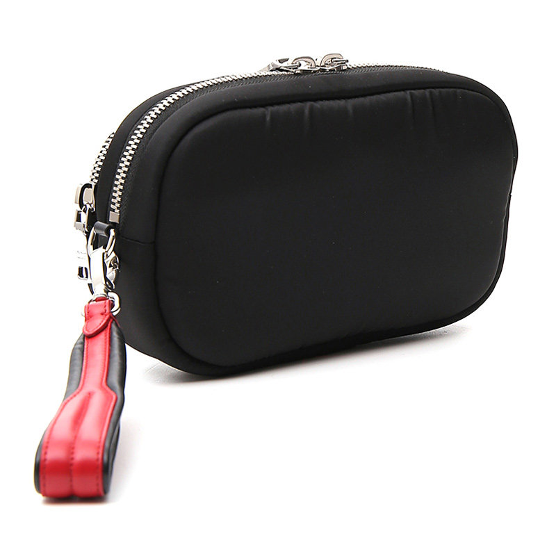 prada /普拉达女士黑色质感手拿包 奢批海外女士包袋