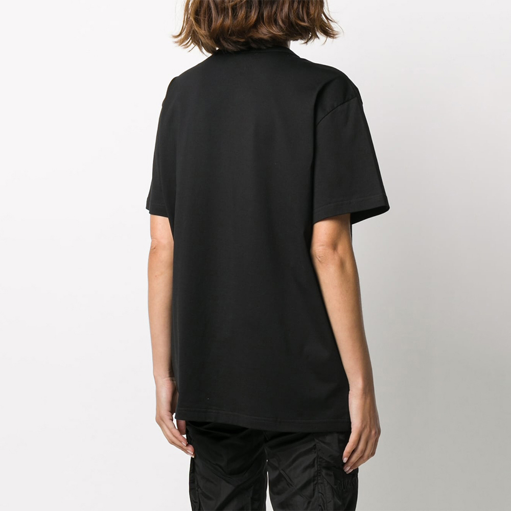 givenchy女士黑色棉质彩色徽标t恤 奢批海外T恤