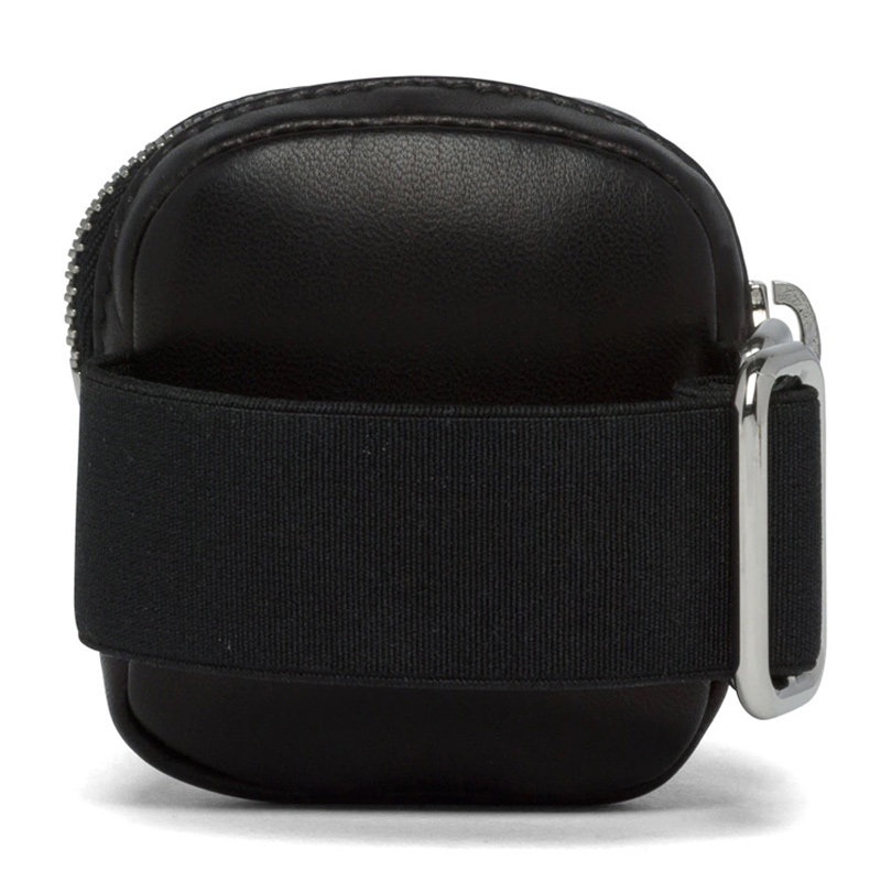 prada /普拉达女士黑色皮革手拿包 奢批海外女士包袋