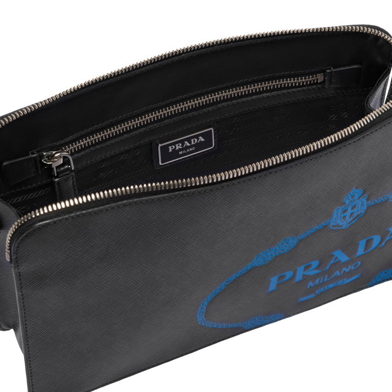 prada /普拉达男士字母logo手拿包 奢批海外男士包袋