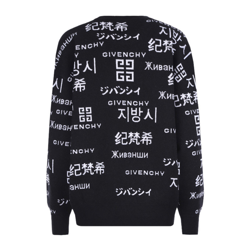 givenchy男士提花羊毛超大号徽标 奢批海外卫衣
