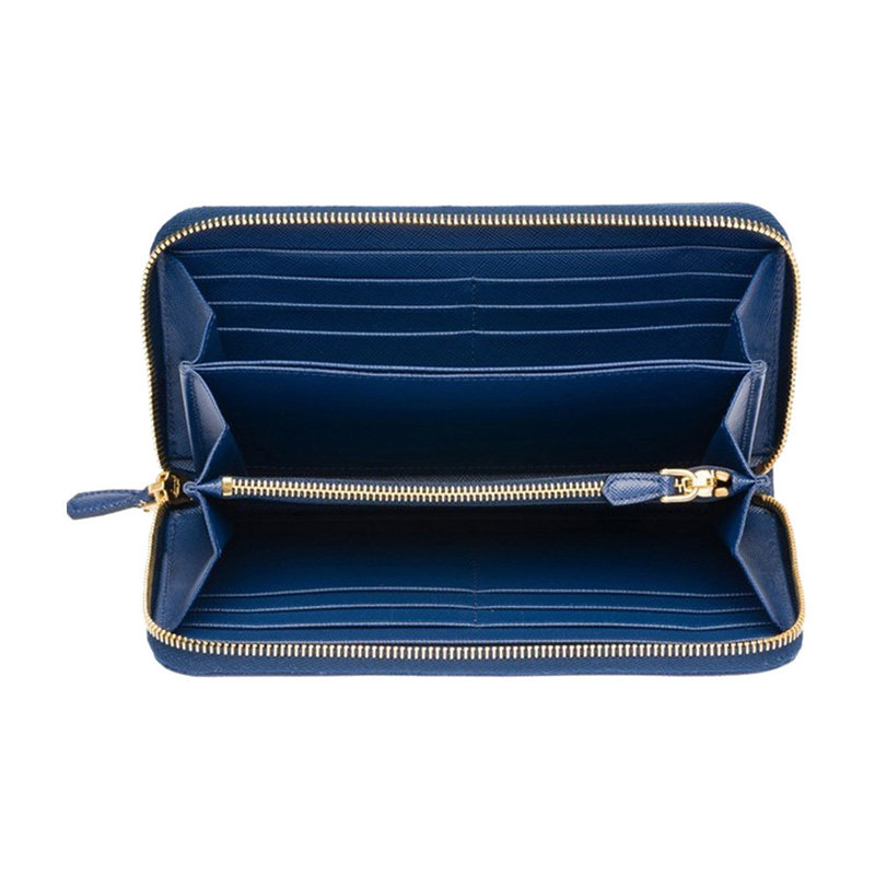 prada /普拉达logo长款钱包 奢批海外钱包