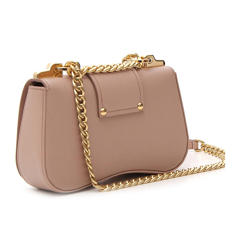 prada正品sidonie波浪插扣链条包 奢批海外女士包袋