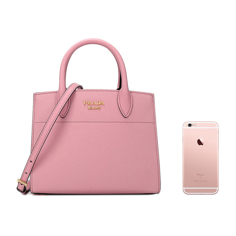 prada官网正品女士新款粉色单肩包 奢批海外女士包袋