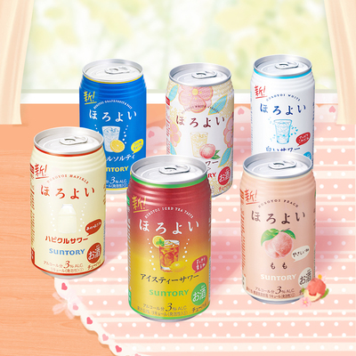 日本进口三得利和乐怡果酒预调鸡尾酒