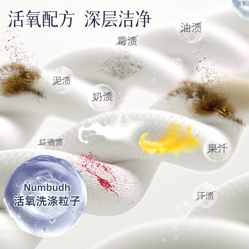 英国南堡洗衣液3kg活氧净白热销持久留香除菌去污力强正品