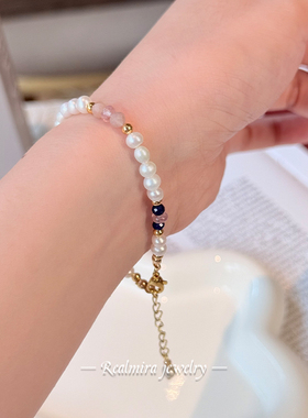 JINYU甜美天然淡水珍珠手链女