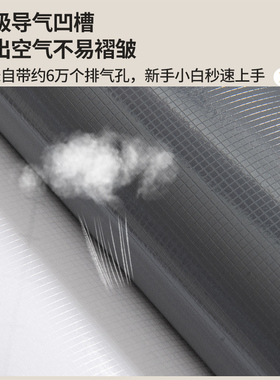 红色入户门改色贴膜防盗门贴纸翻新自粘整张加厚房门美化进户大门