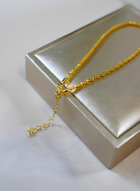 波光粼粼手链女轻奢小众设计感碎金手环气质2025新款爆款精致手饰