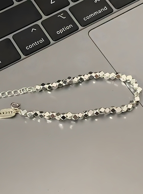 2025碎银几两lucky幸运手链女生小众设计高级感ins风百搭简约手串