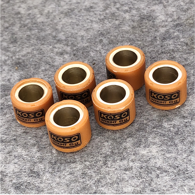 KOSO普利珠福喜巧格JOG鬼火RSZ迅鹰125豪迈GY6改装摩托车铜芯珠 - 图2