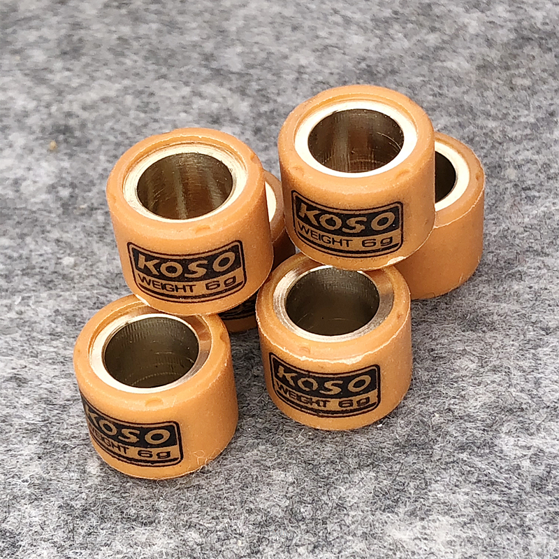 KOSO普利珠福喜巧格JOG鬼火RSZ迅鹰125豪迈GY6改装摩托车铜芯珠 - 图1