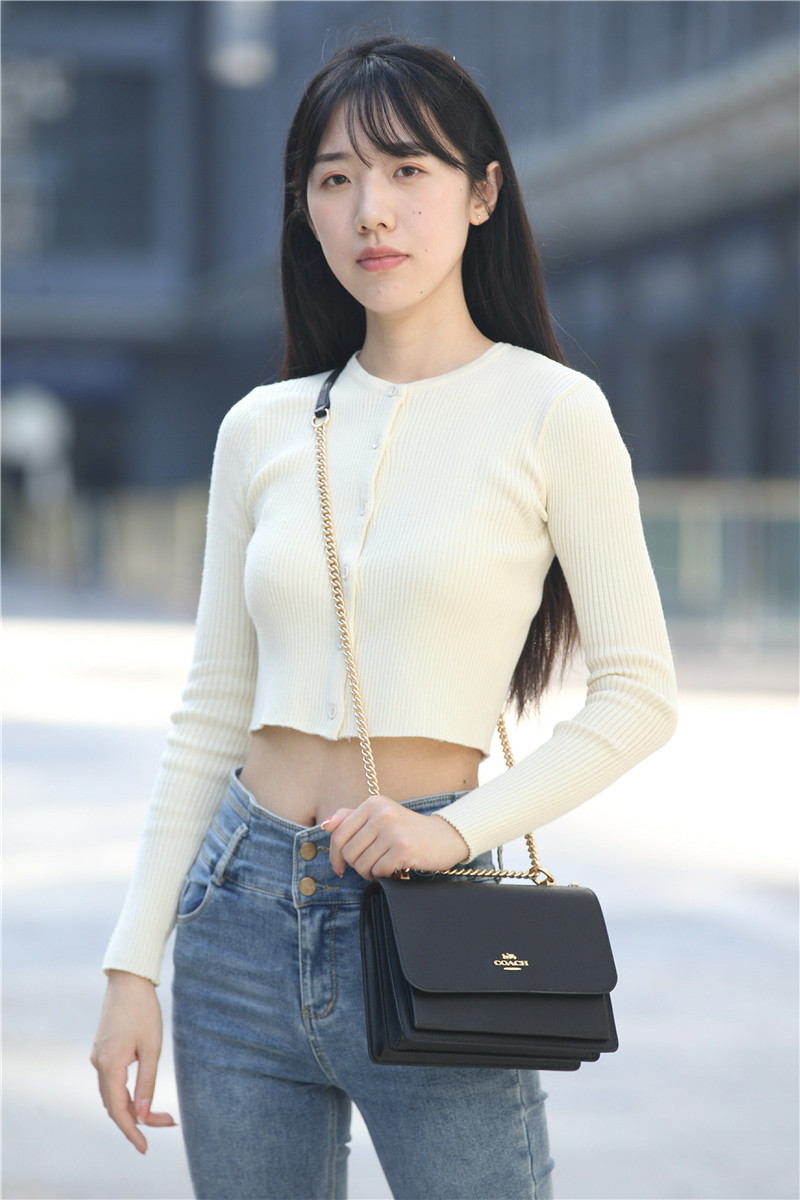 双11预售coach哈顿风琴包链条包 GRACE海外女士包袋