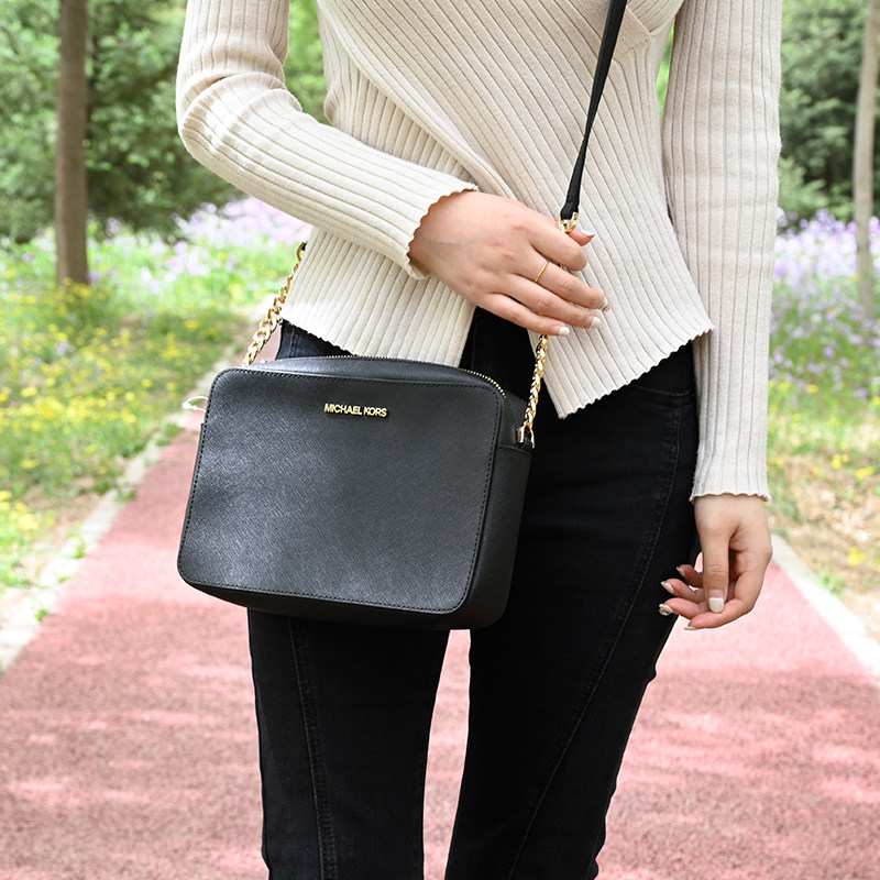 mk专柜款女士小方包经典标志斜挎包 GRACE海外女士包袋