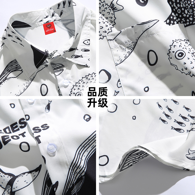  查尔斯桃心服饰衬衫