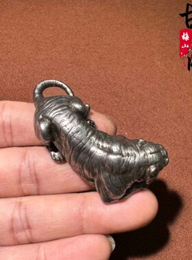 复古实心老虎天铁藏式尼泊尔