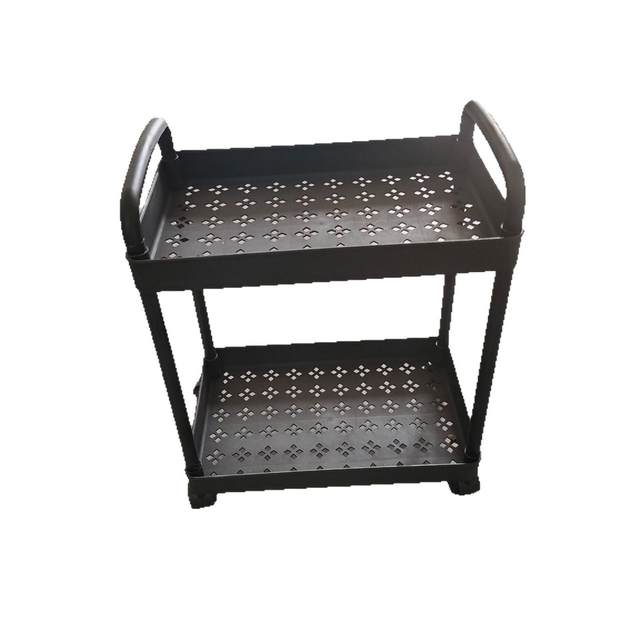 Bookshelf movable storage rack floor-standing children's toy storage rack household snacks trolley simple reading book FZ