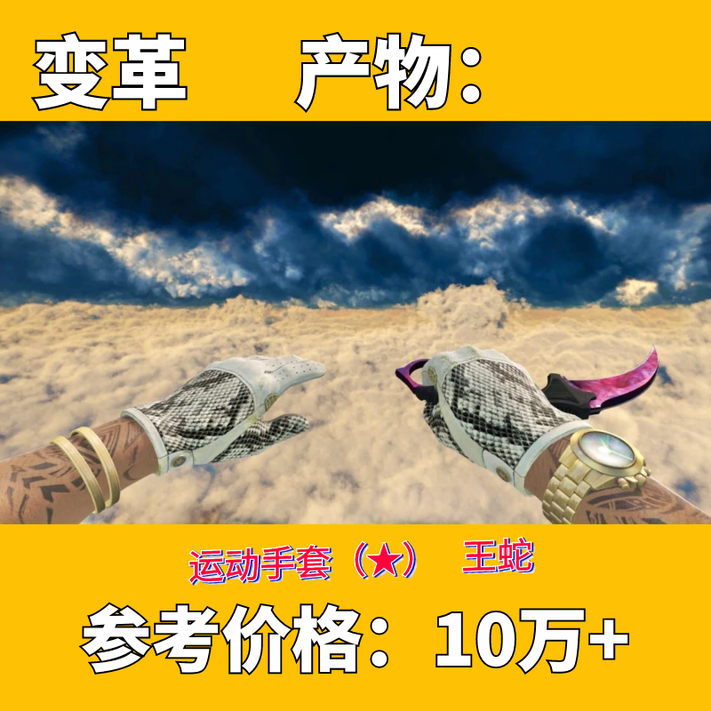 【现货秒发】CSGO钥匙 变革武器箱  迈阿密王蛇 出手套饰品 欧皇 - 图1