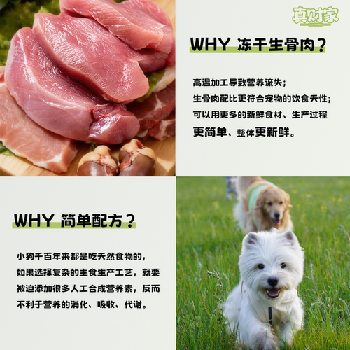 【旺财】真财家HPP全价犬用主食冻干生骨肉饼高蛋白无谷低敏狗粮 - 图3