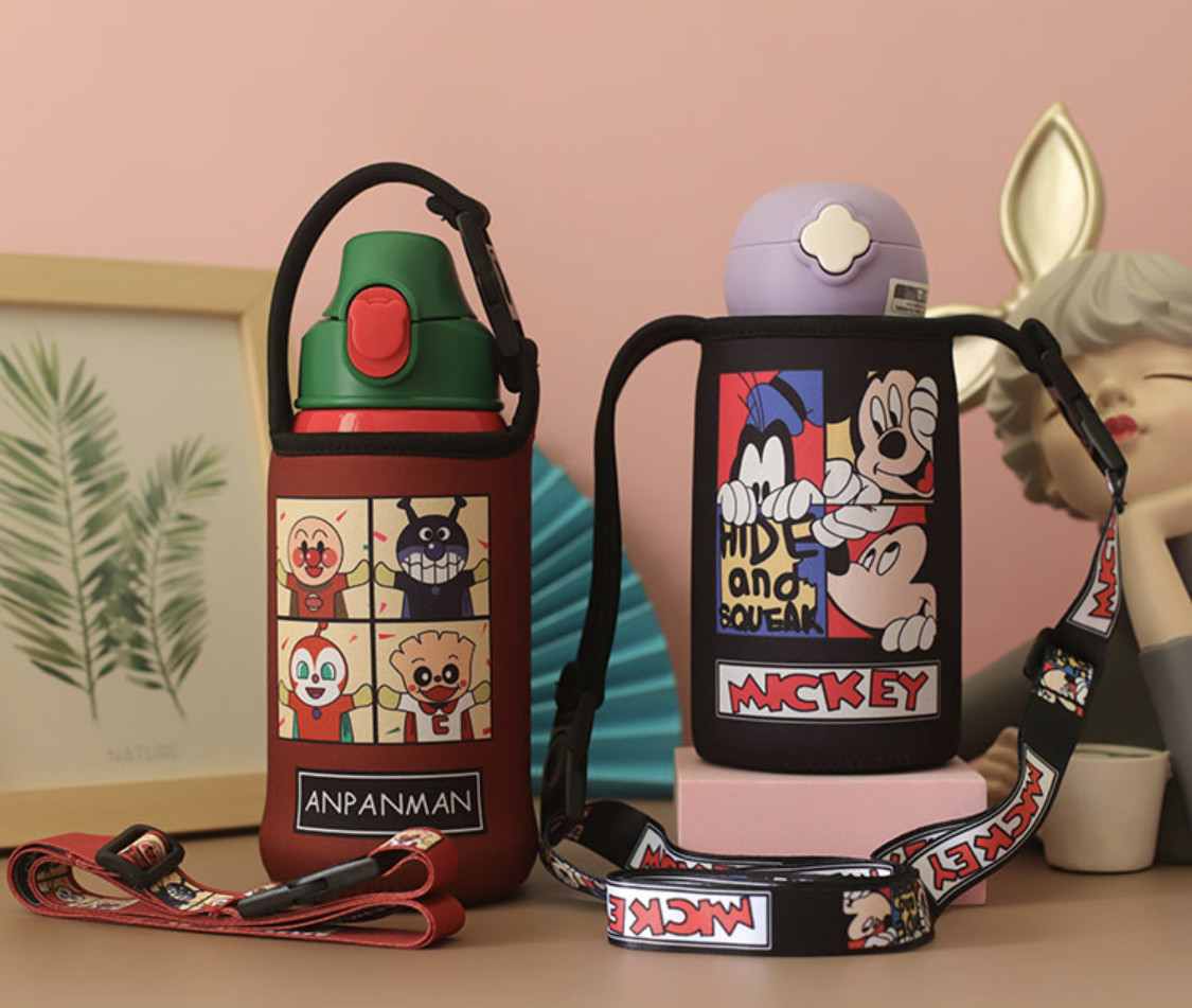 韩国杯具熊BEDDYBEAR儿童保温杯630 600ML套手拎斜跨保护袋水壶套,淘宝优惠券,粉丝福利购,淘宝优惠卷