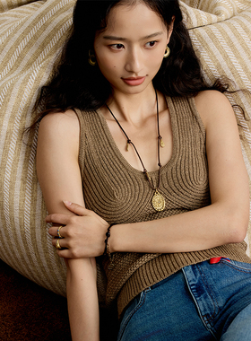 【所有姐姐的衣橱直播间】GOOGMO编绳串珠项链度假风配饰圆盘耳饰