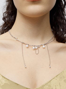 失重珍珠项链GOOGMO女