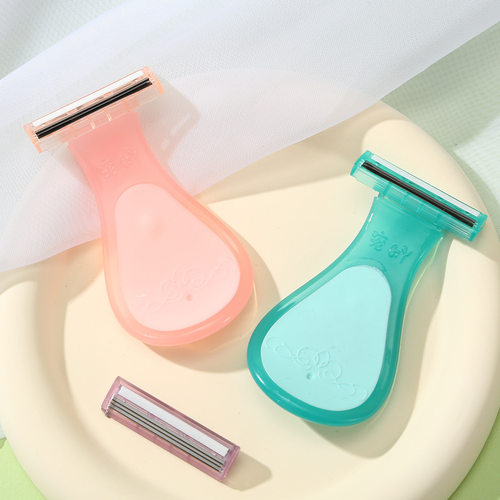 手动刮毛刀女生专用腋下腿毛阴毛私密处剃毛器安全身脱毛神器 - 图0