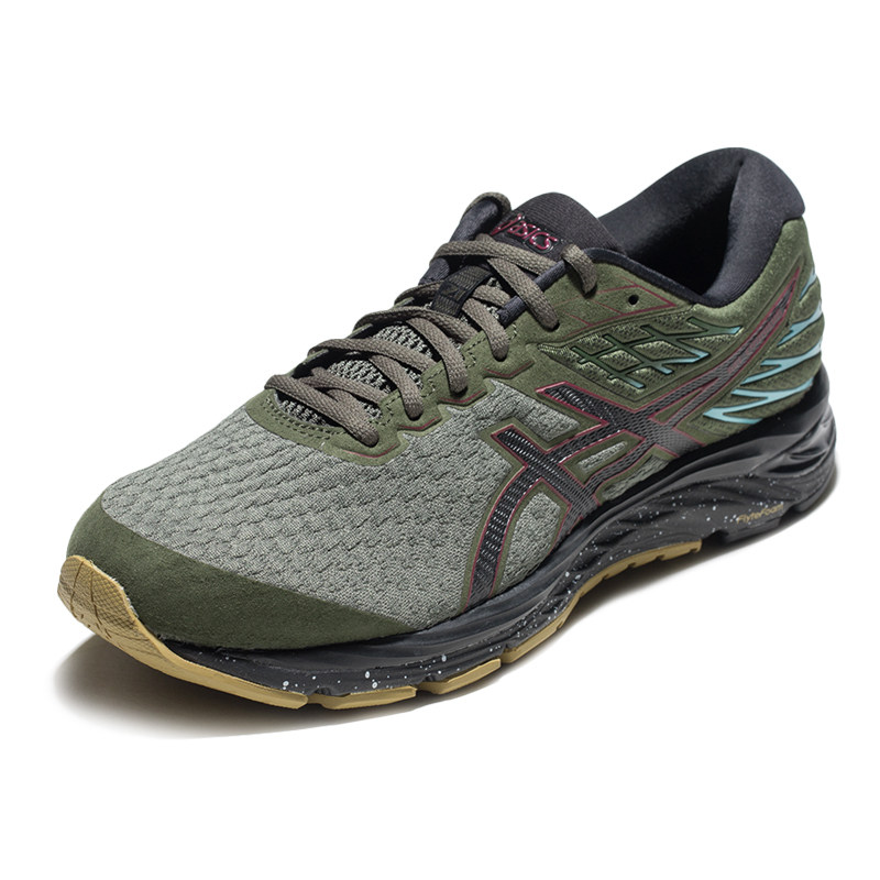 asics男透气缓震耐脏泼墨跑步鞋 ASICS海外跑步鞋