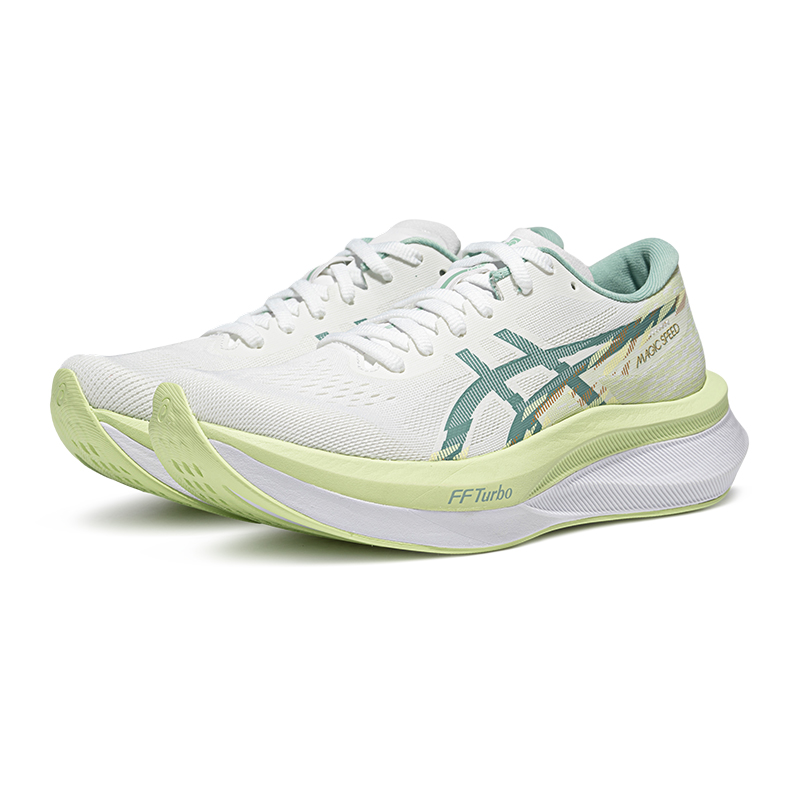 ASICS亚瑟士跑鞋女子轻量透气竞速运动鞋缓震回弹MAGIC SPEED 4 - 图3