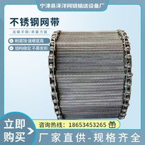 304 stainless steel mesh with bearing-bearing drying cleaning assembly line metal conveying equipment Industrial galvanized mesh chain
