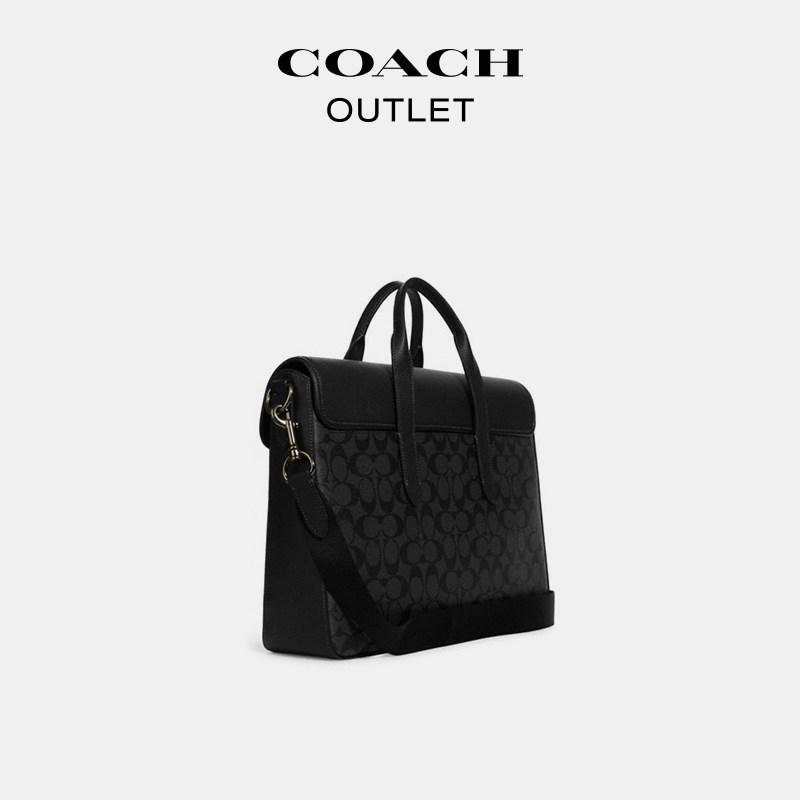 coach /蔻驰奥莱男包经典公事包 COACHoutlet男士包袋