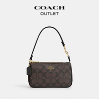 COACH/蔻驰奥莱女士经典标志老花NOLITA 19号手袋单肩手提包小号