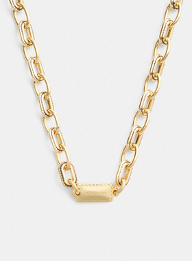 【圣诞礼物】COACH/蔻驰奥莱女士锁链式链节项链