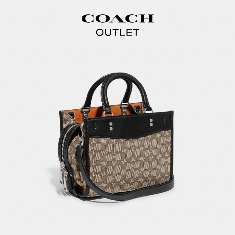 COACH/蔻驰奥莱女士经典标志ROGUE 25号手袋 - 图0