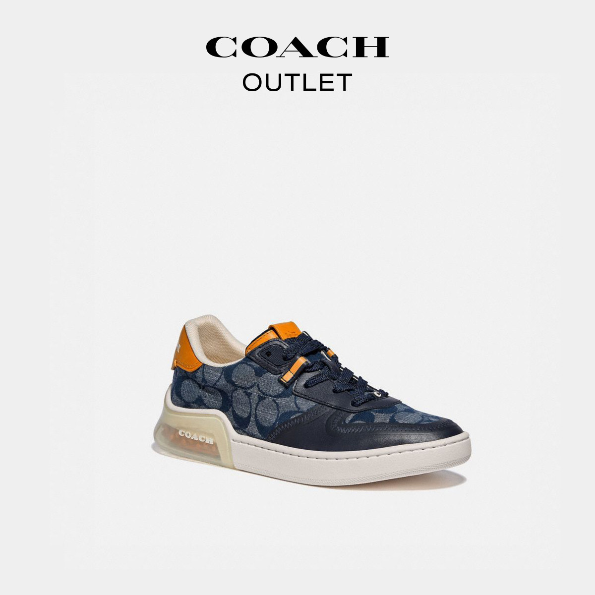 coach /蔻驰奥莱夏季新款板鞋 COACHoutlet休闲板鞋