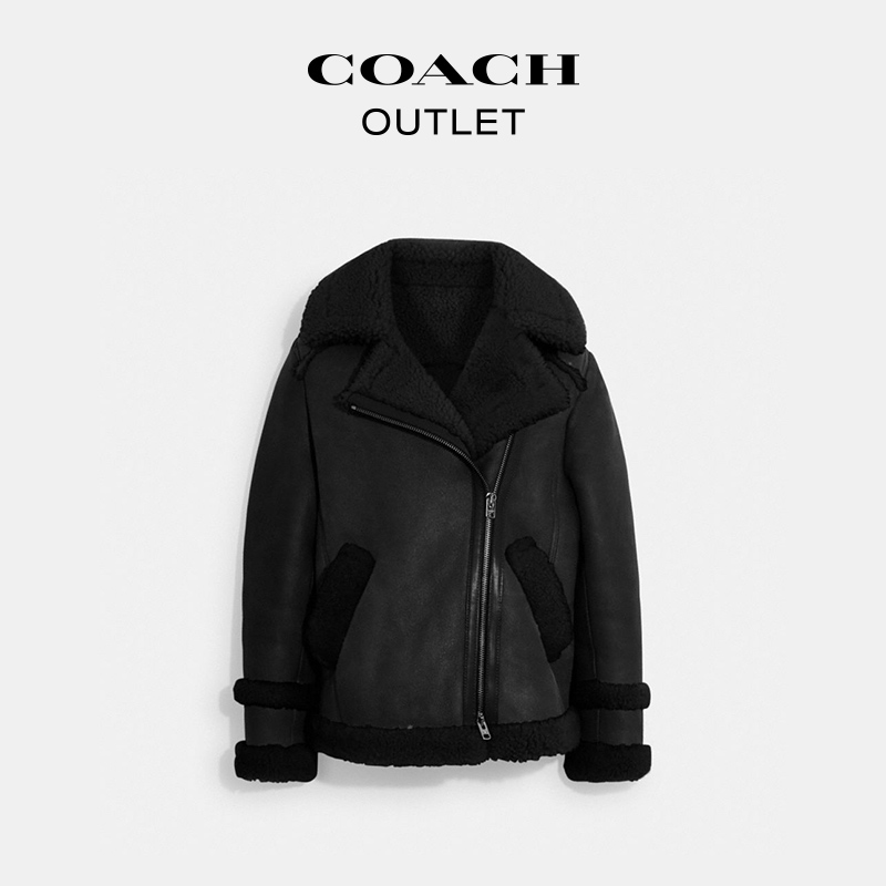 COACH/蔻驰奥莱女士飞行员夹克
